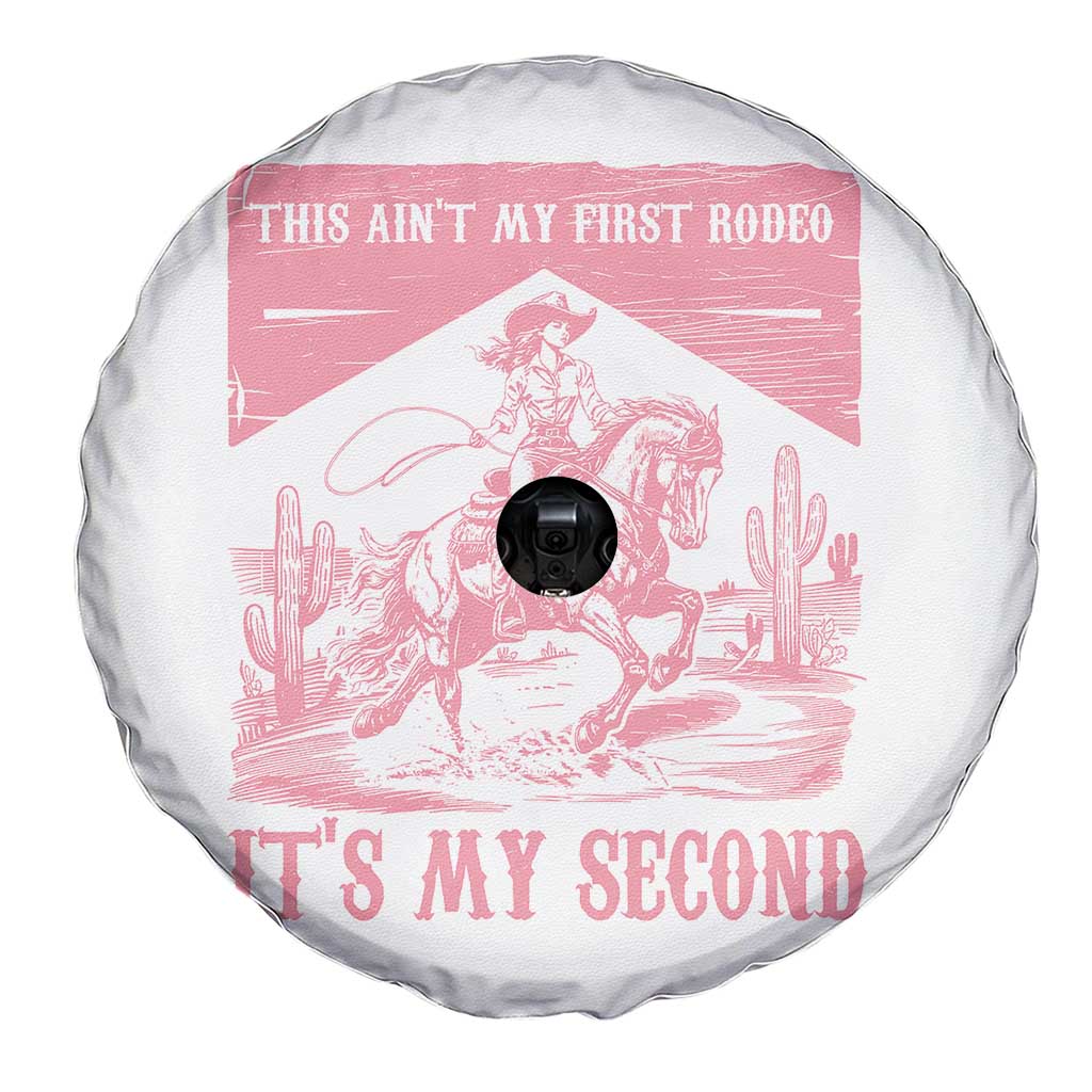 Toddler Baby Girl 2nd Birthday Spare Tire Cover This Aint My First Rodeo Its My Second TS10 Print Your Wear