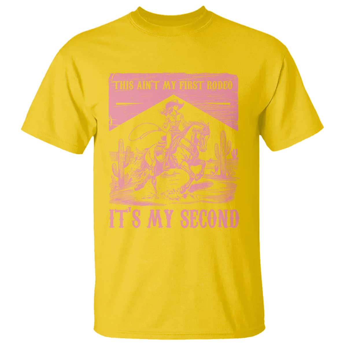 Toddler Baby Girl 2nd Birthday T Shirt This Aint My First Rodeo Its My Second TS10 Daisy Print Your Wear