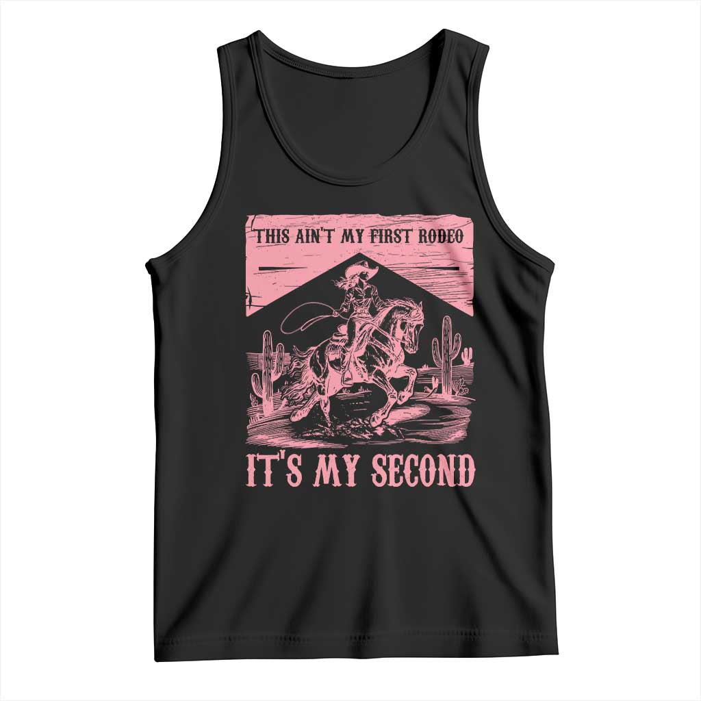 Toddler Baby Girl 2nd Birthday Tank Top This Aint My First Rodeo Its My Second TS10 Black Print Your Wear