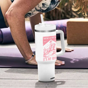 Toddler Baby Girl 2nd Birthday Tumbler With Handle This Aint My First Rodeo Its My Second TS10 Print Your Wear