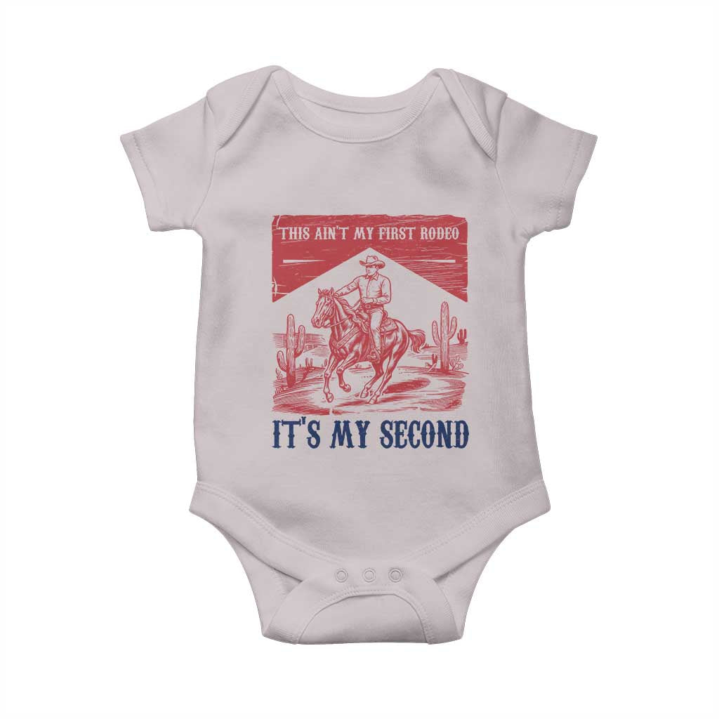 Toddler Baby Boy 2nd Birthday Baby Onesie This Aint My First Rodeo Its My Second TS10 Ice Gray Print Your Wear