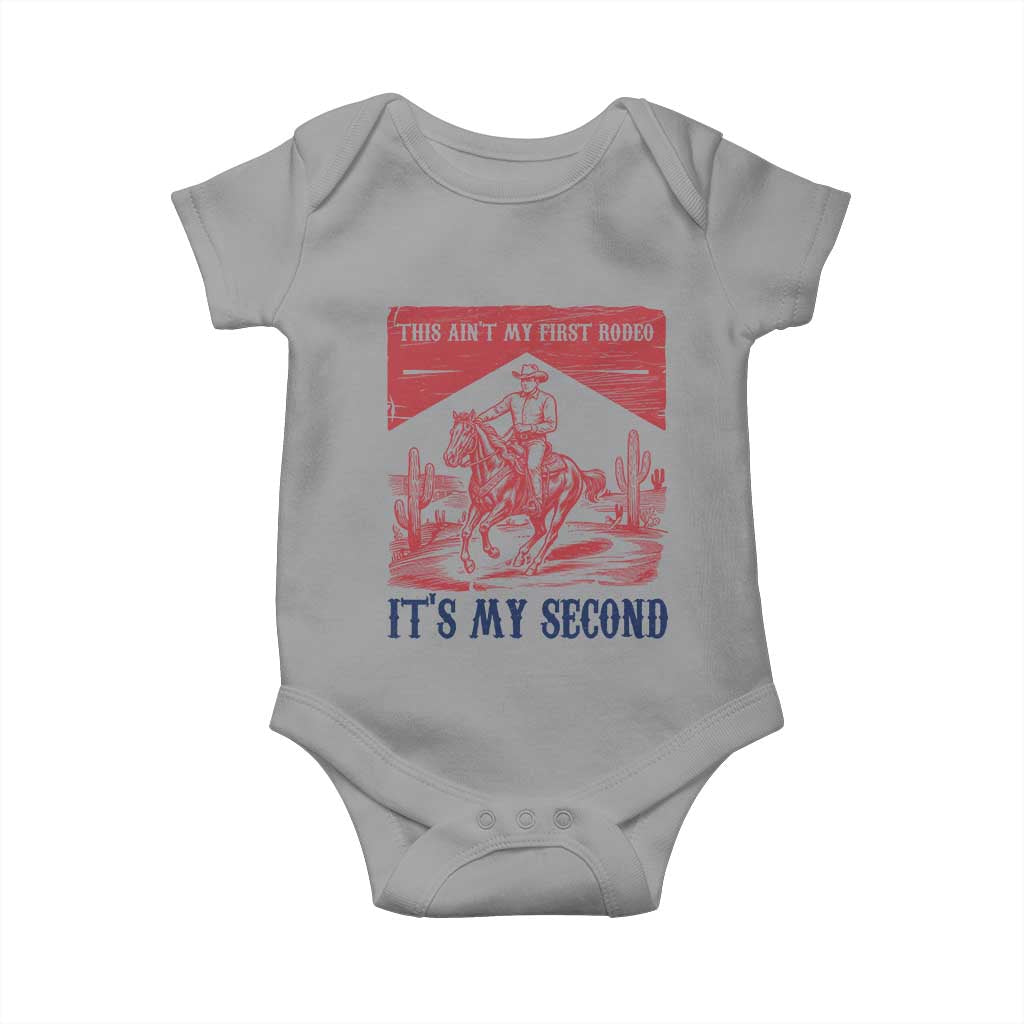 Toddler Baby Boy 2nd Birthday Baby Onesie This Aint My First Rodeo Its My Second TS10 Sport Gray Print Your Wear
