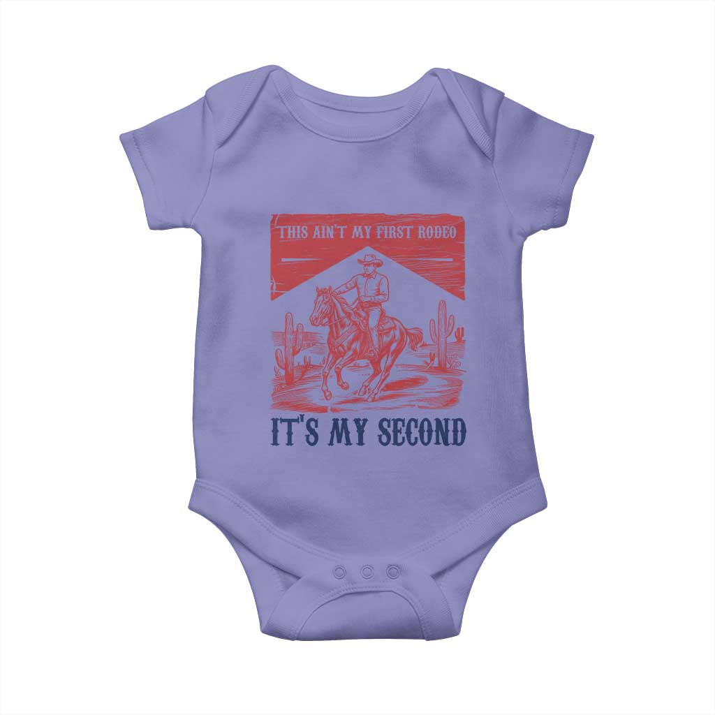 Toddler Baby Boy 2nd Birthday Baby Onesie This Aint My First Rodeo Its My Second TS10 Violet Print Your Wear