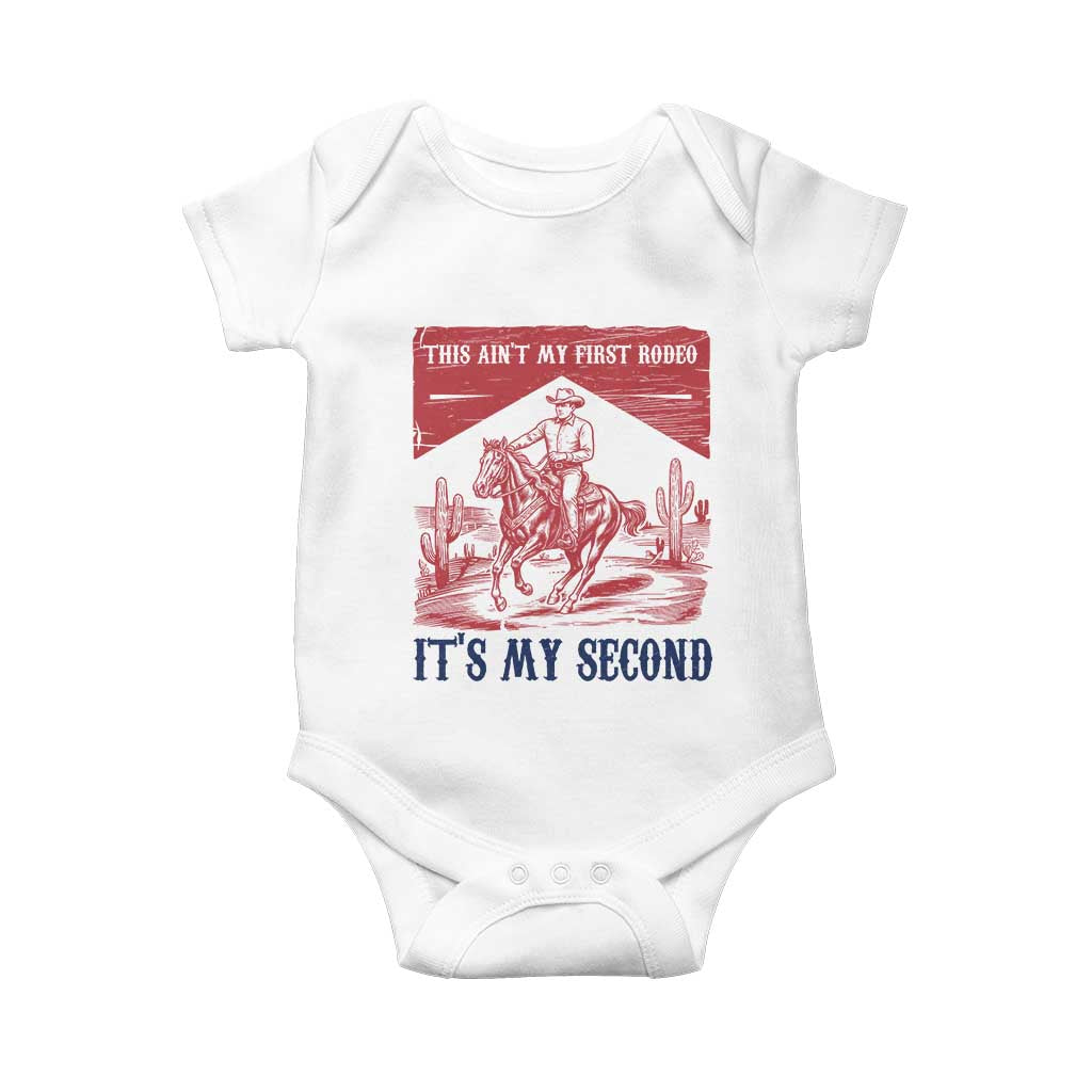 Toddler Baby Boy 2nd Birthday Baby Onesie This Aint My First Rodeo Its My Second TS10 White Print Your Wear