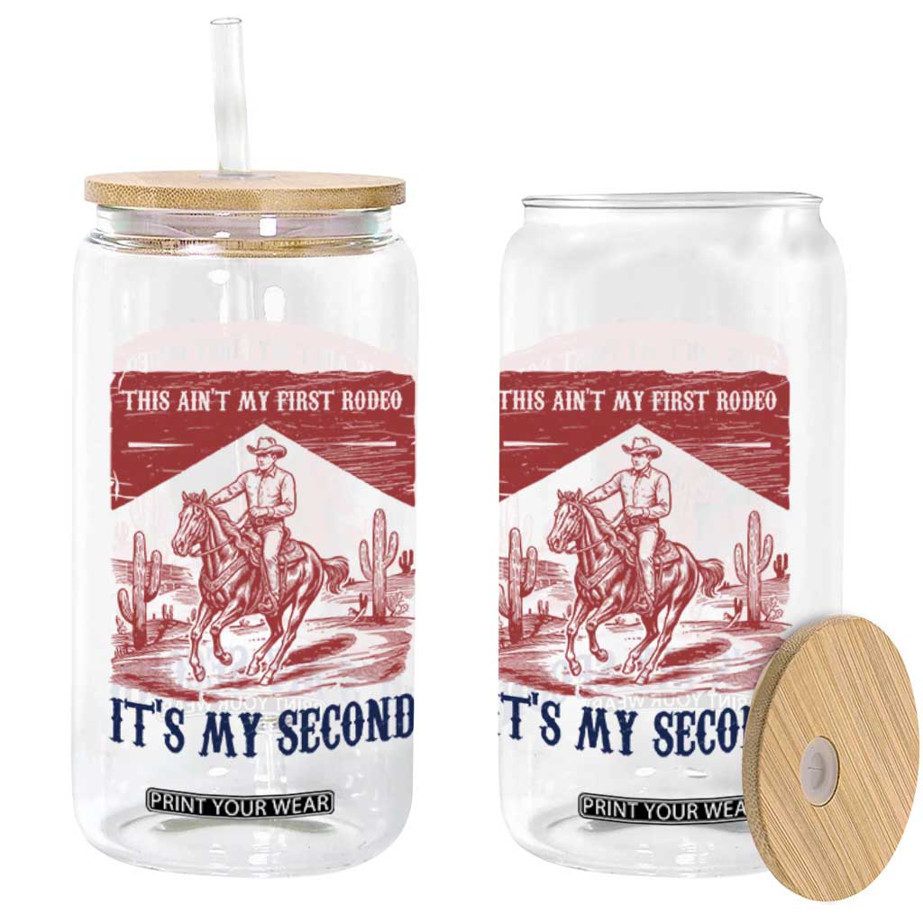 Toddler Baby Boy 2nd Birthday Glass Can This Aint My First Rodeo Its My Second TS10 Print Your Wear