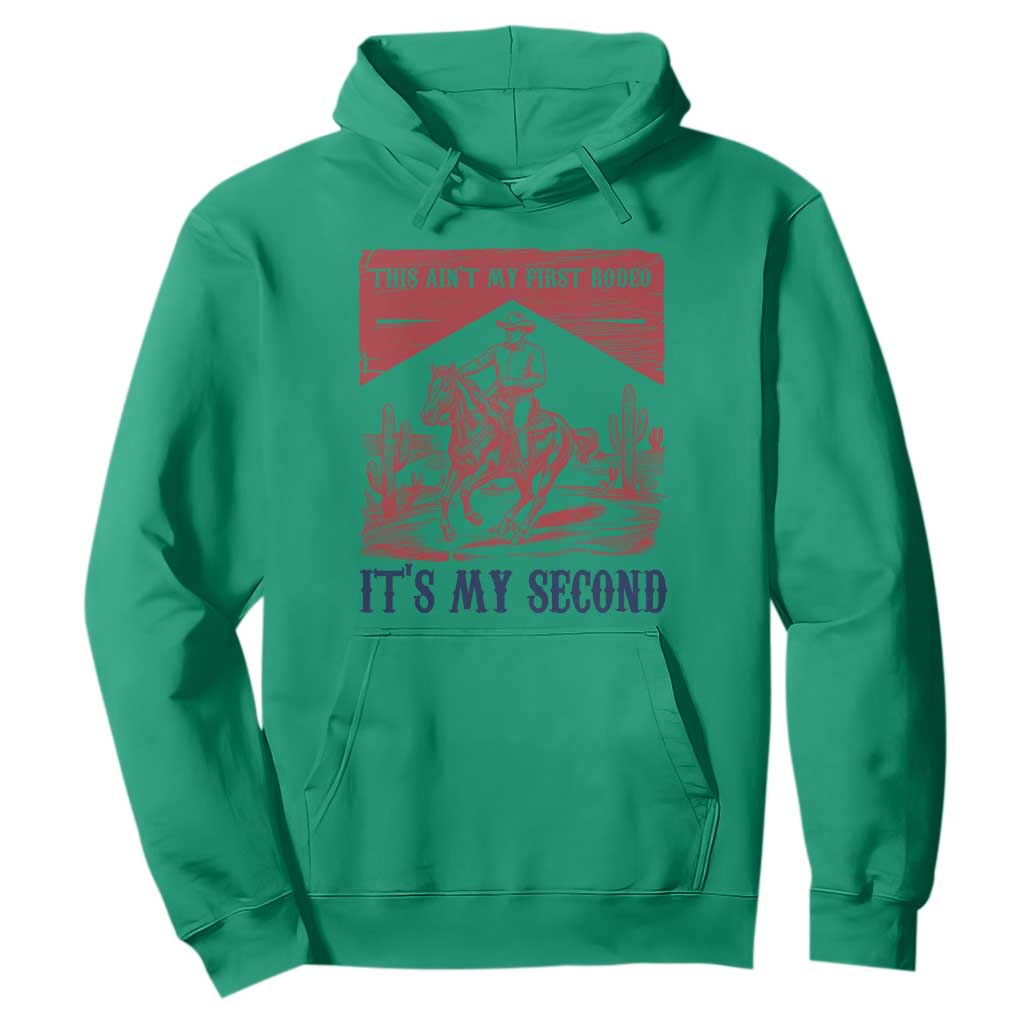 Toddler Baby Boy 2nd Birthday Hoodie This Aint My First Rodeo Its My Second TS10 Irish Green Print Your Wear
