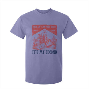Toddler Baby Boy 2nd Birthday T Shirt For Kid This Aint My First Rodeo Its My Second TS10 Violet Print Your Wear