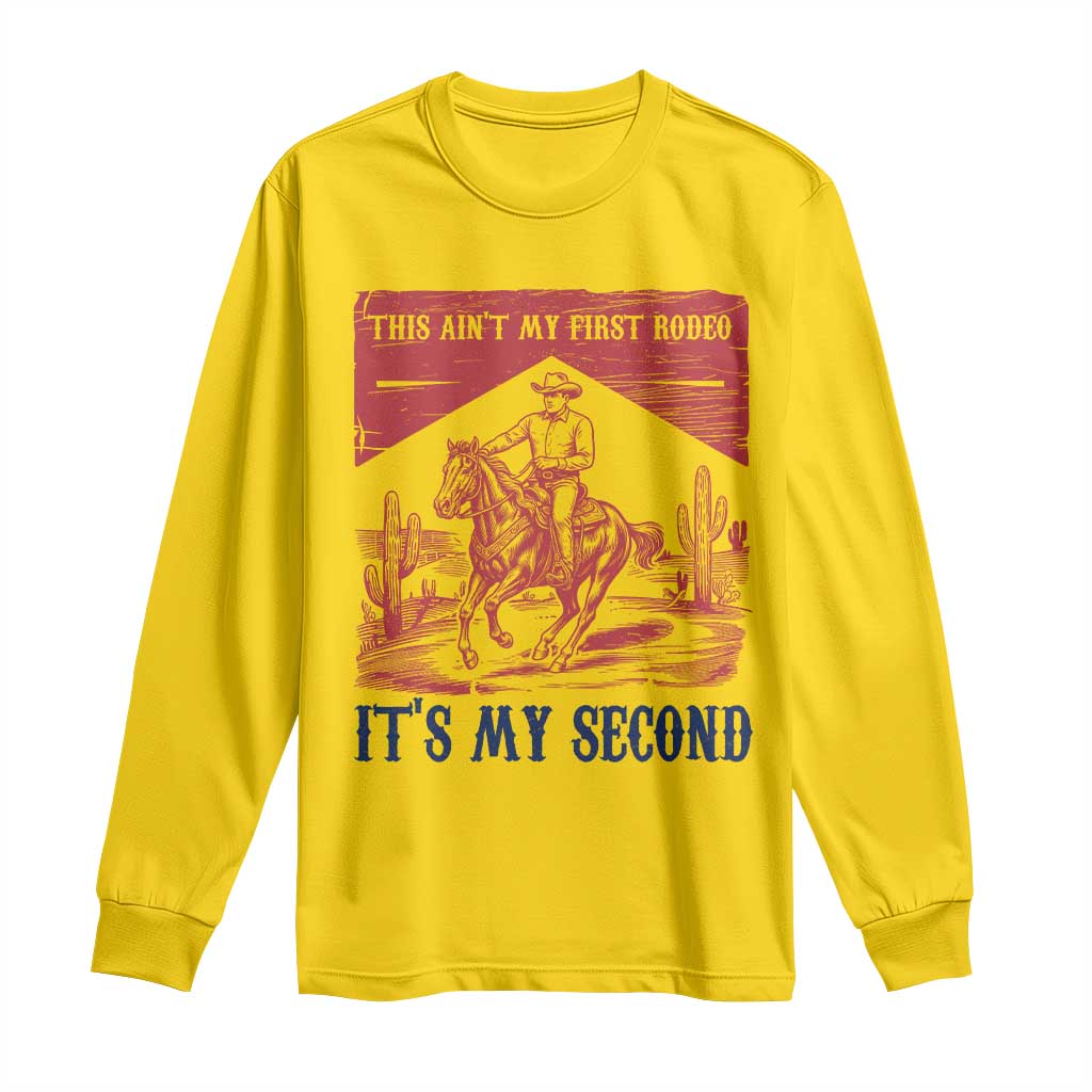 Toddler Baby Boy 2nd Birthday Long Sleeve Shirt This Aint My First Rodeo Its My Second TS10 Daisy Print Your Wear