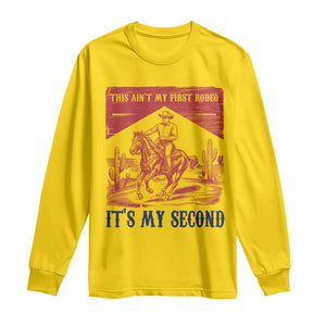 Toddler Baby Boy 2nd Birthday Long Sleeve Shirt This Aint My First Rodeo Its My Second TS10 Daisy Print Your Wear