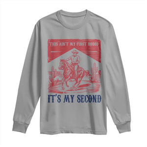 Toddler Baby Boy 2nd Birthday Long Sleeve Shirt This Aint My First Rodeo Its My Second TS10 Sport Gray Print Your Wear