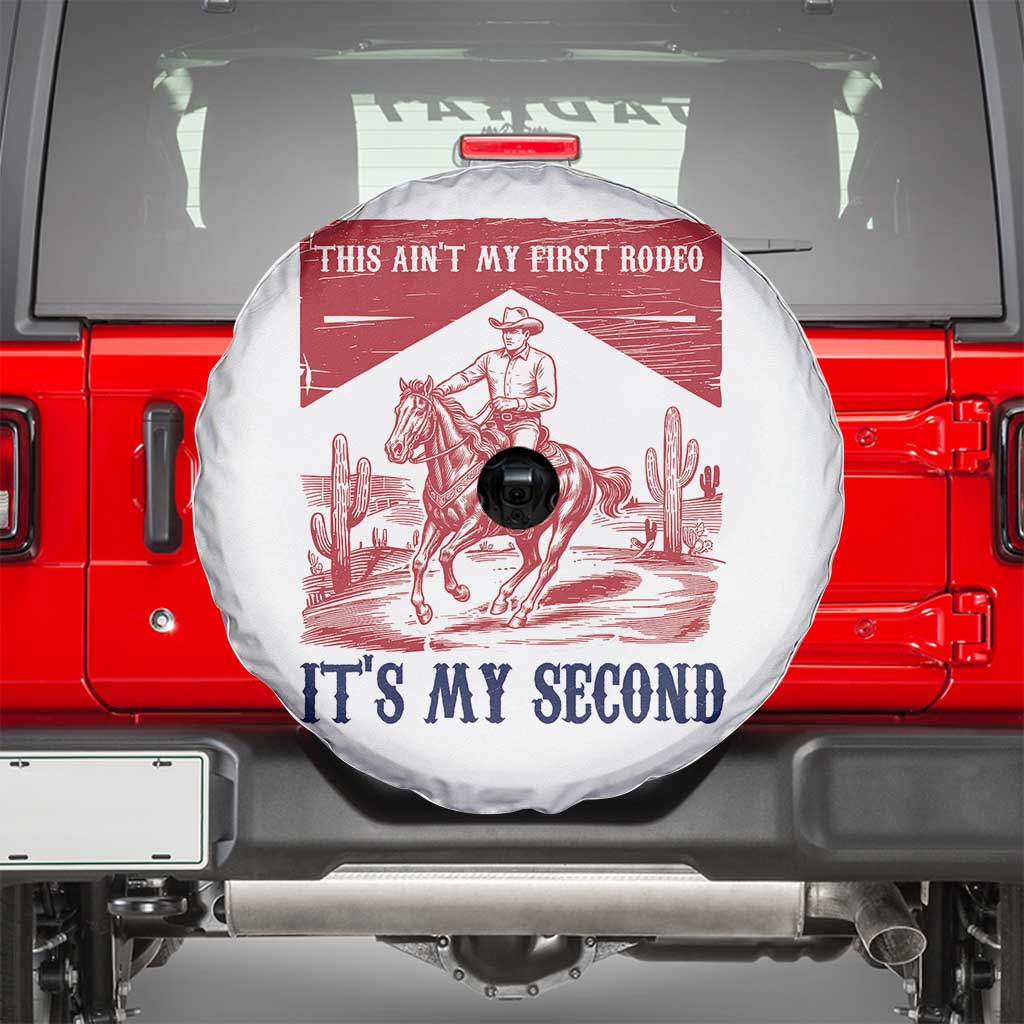 Toddler Baby Boy 2nd Birthday Spare Tire Cover This Aint My First Rodeo Its My Second TS10 White Print Your Wear