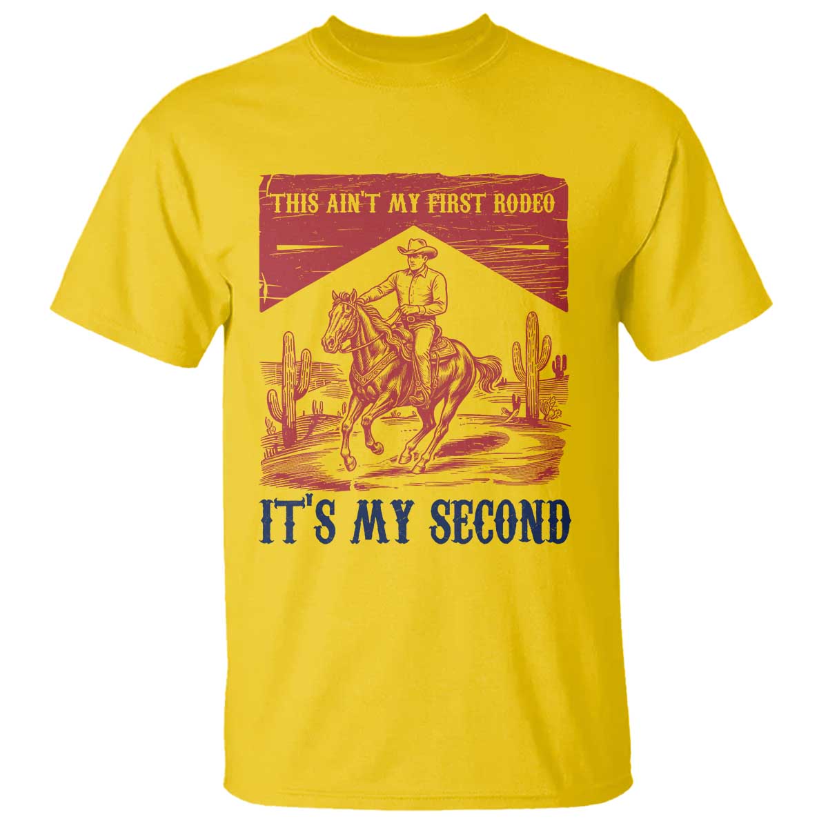 Toddler Baby Boy 2nd Birthday T Shirt This Aint My First Rodeo Its My Second TS10 Daisy Print Your Wear