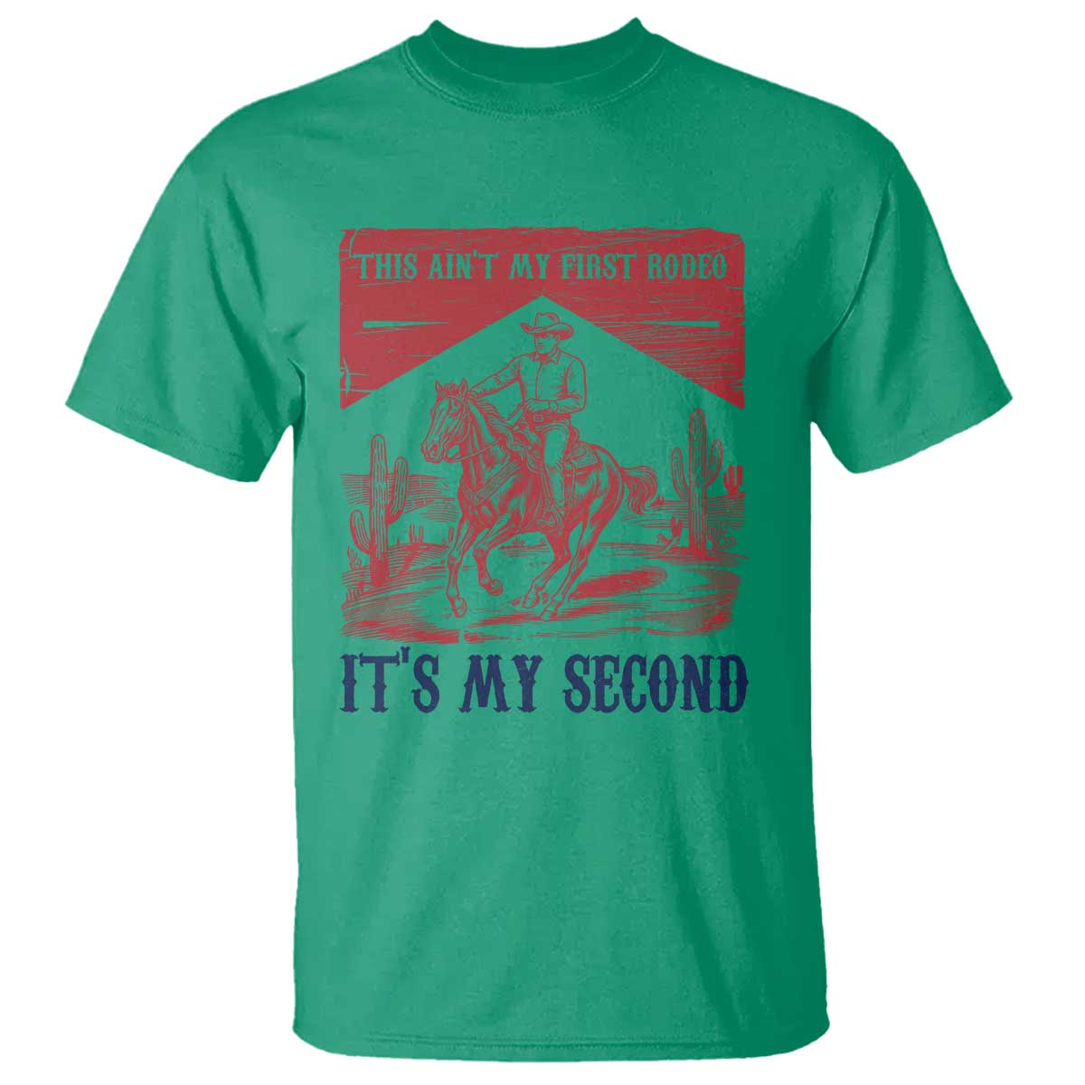Toddler Baby Boy 2nd Birthday T Shirt This Aint My First Rodeo Its My Second TS10 Irish Green Print Your Wear