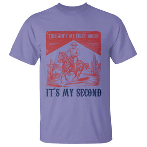 Toddler Baby Boy 2nd Birthday T Shirt This Aint My First Rodeo Its My Second TS10 Violet Print Your Wear