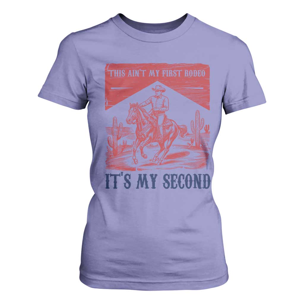 Toddler Baby Boy 2nd Birthday T Shirt For Women This Aint My First Rodeo Its My Second TS10 Violet Print Your Wear