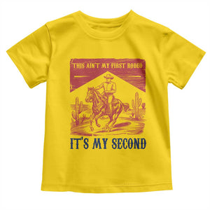Toddler Baby Boy 2nd Birthday Toddler T Shirt This Aint My First Rodeo Its My Second TS10 Daisy Print Your Wear