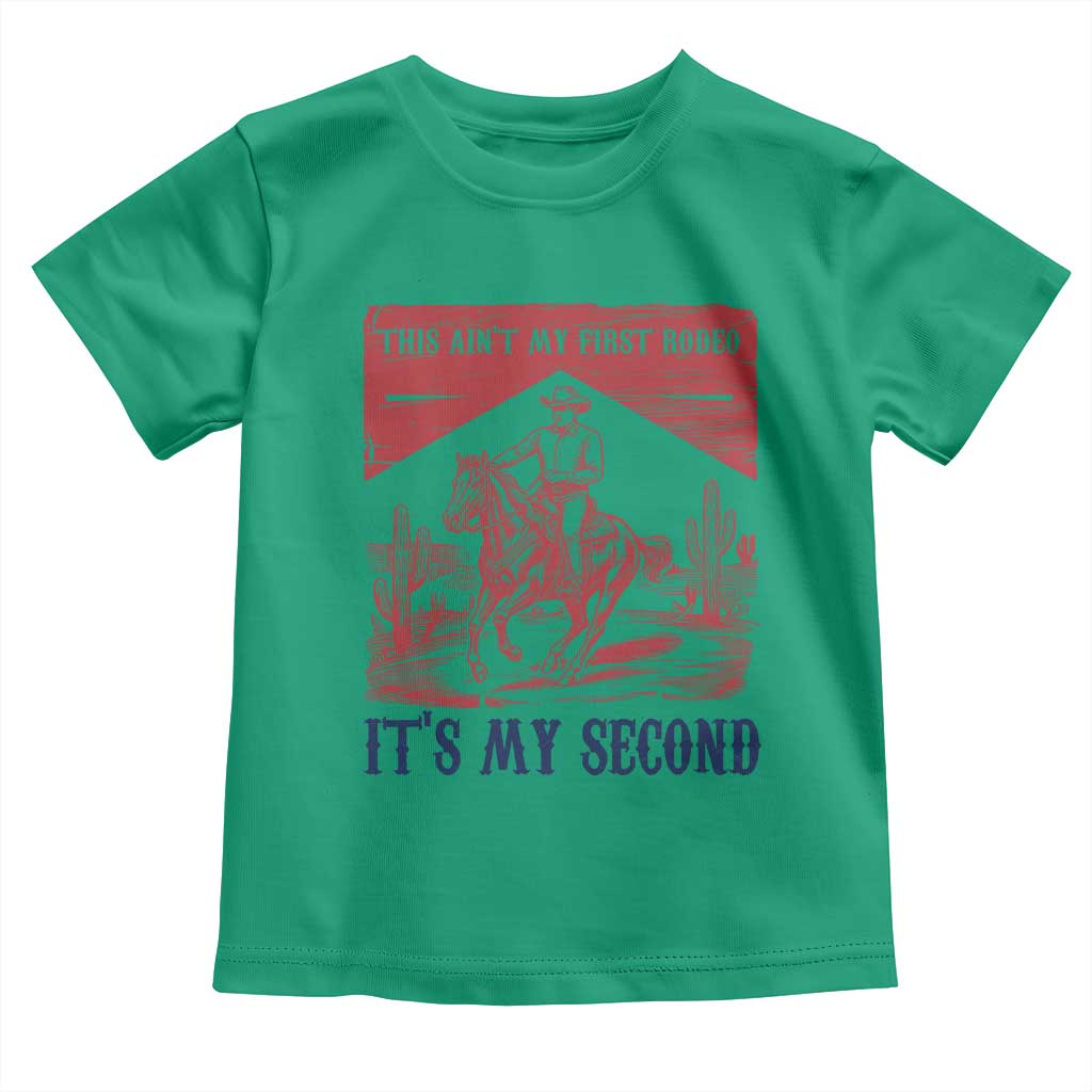 Toddler Baby Boy 2nd Birthday Toddler T Shirt This Aint My First Rodeo Its My Second TS10 Irish Green Print Your Wear