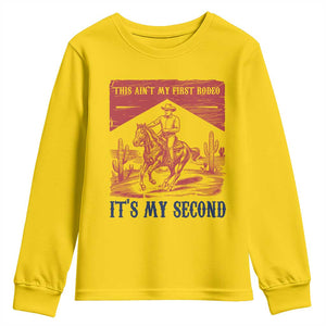 Toddler Baby Boy 2nd Birthday Youth Sweatshirt This Aint My First Rodeo Its My Second TS10 Daisy Print Your Wear