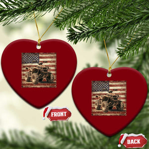 American Flag Quad 4 Wheeler Ceramic Ornament Vintage Retro Cool ATV Quadrider Off Road Clothing TS10 Print Your Wear
