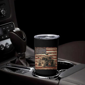 American Flag Quad 4 Wheeler Tumbler Cup Vintage Retro Cool ATV Quadrider Off Road Clothing TS10 Print Your Wear
