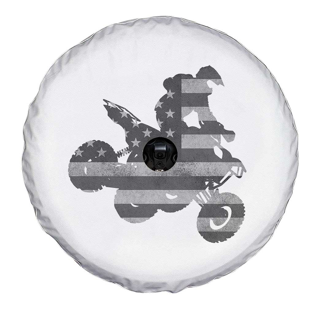 Cool ATV Spare Tire Cover Quad 4 Wheeler ATV Riding American Flag TS10 Print Your Wear