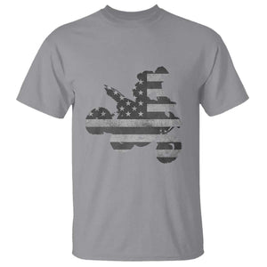 Cool ATV T Shirt Quad 4 Wheeler ATV Riding American Flag TS10 Sport Gray Print Your Wear