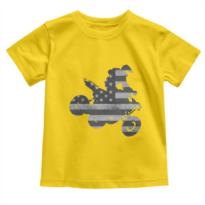 Cool ATV Toddler T Shirt Quad 4 Wheeler ATV Riding American Flag TS10 Daisy Print Your Wear