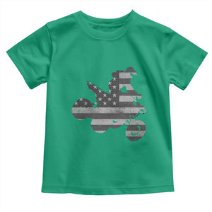 Cool ATV Toddler T Shirt Quad 4 Wheeler ATV Riding American Flag TS10 Irish Green Print Your Wear