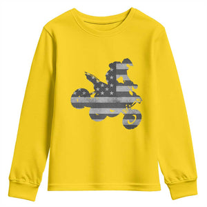 Cool ATV Youth Sweatshirt Quad 4 Wheeler ATV Riding American Flag TS10 Daisy Print Your Wear