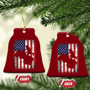 Cool ATV American Flag Ceramic Ornament Retro Quad 4 Wheeler ATV Riding Quadrider Off Road TS10 Print Your Wear