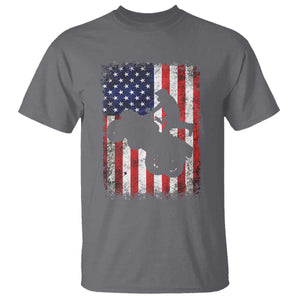 Cool ATV American Flag T Shirt Retro Quad 4 Wheeler ATV Riding Quadrider Off Road TS10 Charcoal Print Your Wear