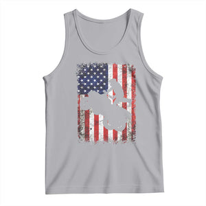 Cool ATV American Flag Tank Top Retro Quad 4 Wheeler ATV Riding Quadrider Off Road TS10 Athletic Heather Print Your Wear