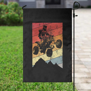 Vintage All-Terrain Vehicles Garden Flag Retro 4 Wheeler ATV Riding Quadrider TS10 Print Your Wear