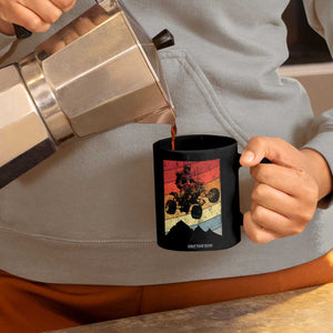 Vintage All-Terrain Vehicles Coffee Mug Retro 4 Wheeler ATV Riding Quadrider TS10 Print Your Wear
