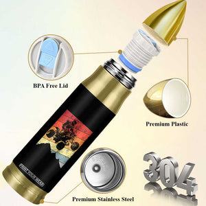 Vintage All-Terrain Vehicles Bullet Tumbler Retro 4 Wheeler ATV Riding Quadrider TS10 Print Your Wear