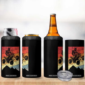 Vintage All-Terrain Vehicles 4 in 1 Can Cooler Tumbler Retro 4 Wheeler ATV Riding Quadrider TS10 Print Your Wear