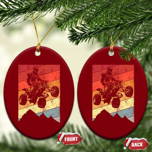 Vintage All-Terrain Vehicles Ceramic Ornament Retro 4 Wheeler ATV Riding Quadrider TS10 Print Your Wear