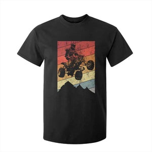 Vintage All-Terrain Vehicles T Shirt For Kid Retro 4 Wheeler ATV Riding Quadrider TS10 Black Print Your Wear