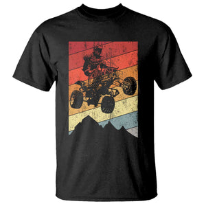 Vintage All-Terrain Vehicles T Shirt Retro 4 Wheeler ATV Riding Quadrider TS10 Black Print Your Wear