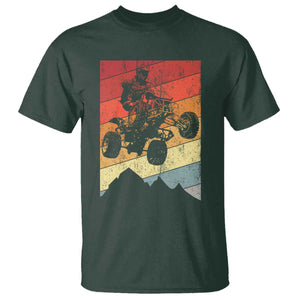 Vintage All-Terrain Vehicles T Shirt Retro 4 Wheeler ATV Riding Quadrider TS10 Dark Forest Green Print Your Wear