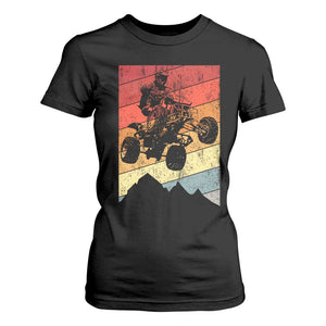 Vintage All-Terrain Vehicles T Shirt For Women Retro 4 Wheeler ATV Riding Quadrider TS10 Black Print Your Wear
