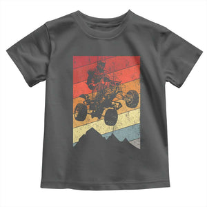 Vintage All-Terrain Vehicles Toddler T Shirt Retro 4 Wheeler ATV Riding Quadrider TS10 Dark Heather Print Your Wear