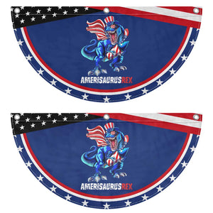 Dinosaur 4th of July Patriotic Fan Flag Funny Boys Kids