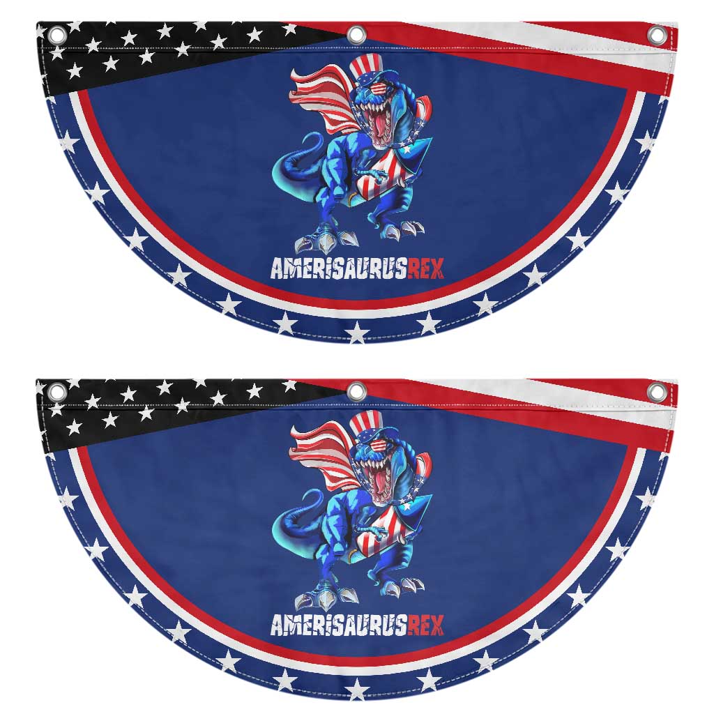 Dinosaur 4th of July Patriotic Fan Flag Funny Boys Kids TS10 2pcs pack Classic Navy Print Your Wear