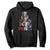 Bigfoot Merica Hoodie American Flag Patriotic 4th Of July Uncle Sam TS10 Black Print Your Wear
