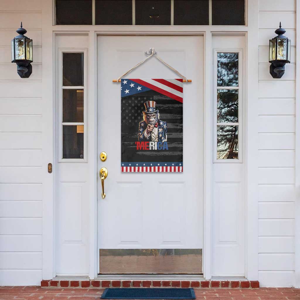 Bigfoot Merica Garden Flag American Flag Patriotic 4th Of July Uncle Sam TS10 Print Your Wear