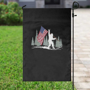 Bigfoot Garden Flag Sasquatch American Flag Patriotic TS10 Print Your Wear