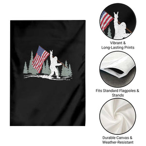 Bigfoot Garden Flag Sasquatch American Flag Patriotic TS10 Print Your Wear