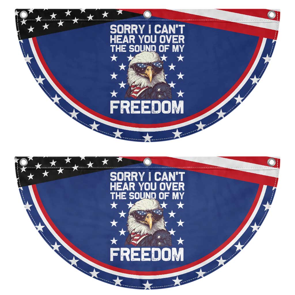 American Flag Eagle Patriotic Fan Flag Sorry I Cant Hear You Over The Sound Of My Freedom TS10 2pcs pack Classic Navy Print Your Wear