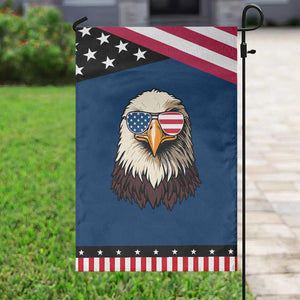 American Flag Patriotic Eagle Garden Flag 4th of July TS10 Classic Blue Black Print Your Wear